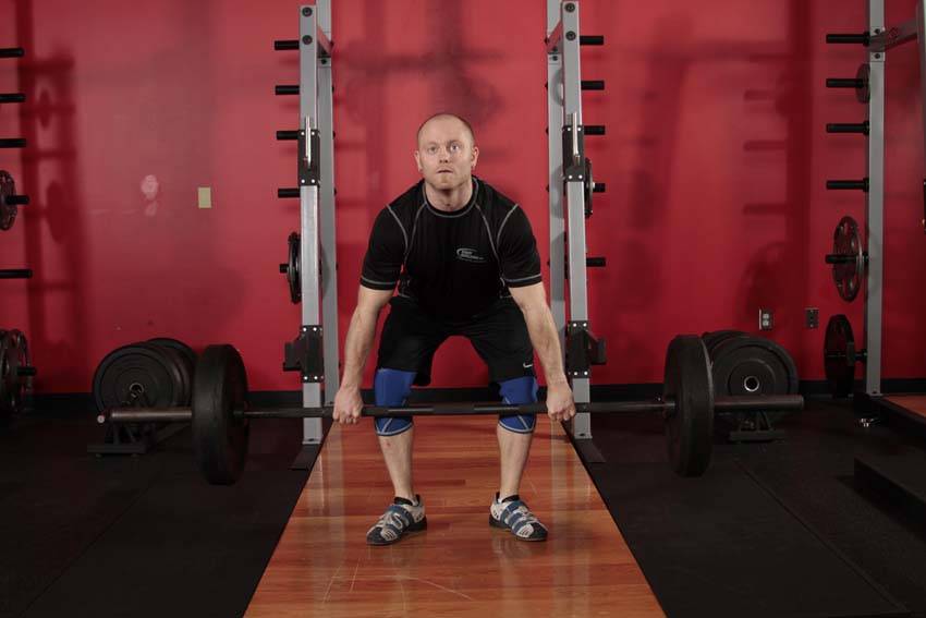 Hang Clean - Below the Knees reference position 2