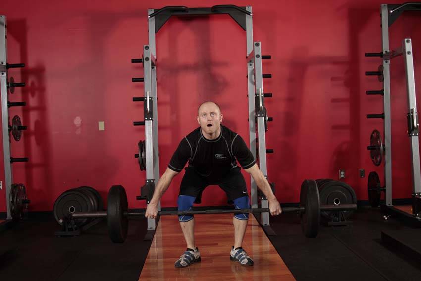 Hang Snatch - Below Knees reference position 1