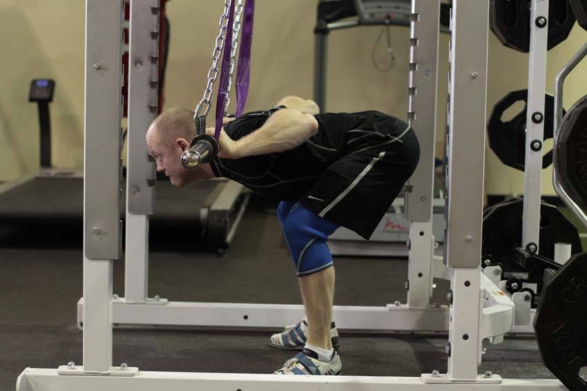 Hanging Bar Good Morning reference position 1