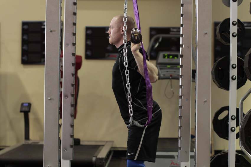 Hanging Bar Good Morning reference position 2
