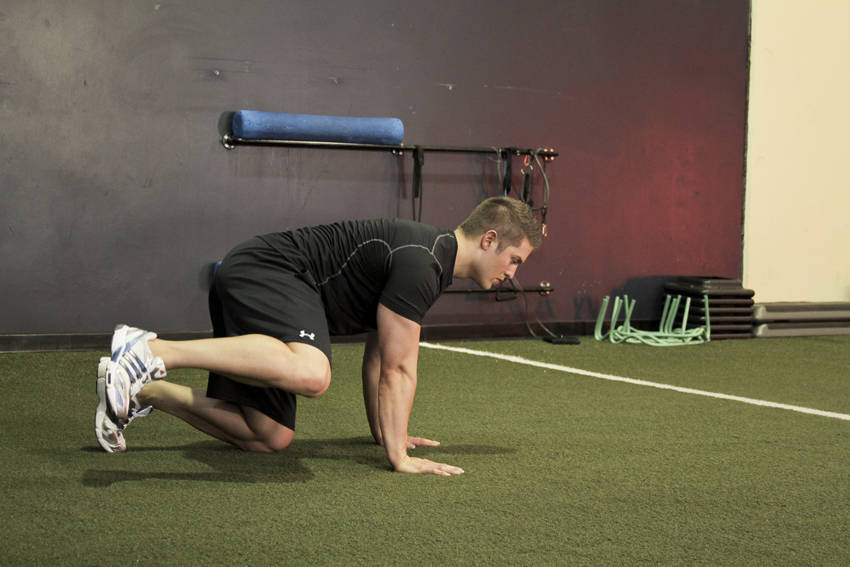 Hip Circles (prone) reference position 2
