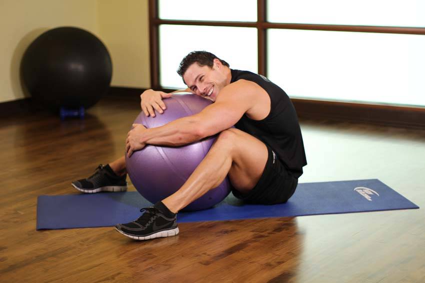 Hug A Ball reference position 2