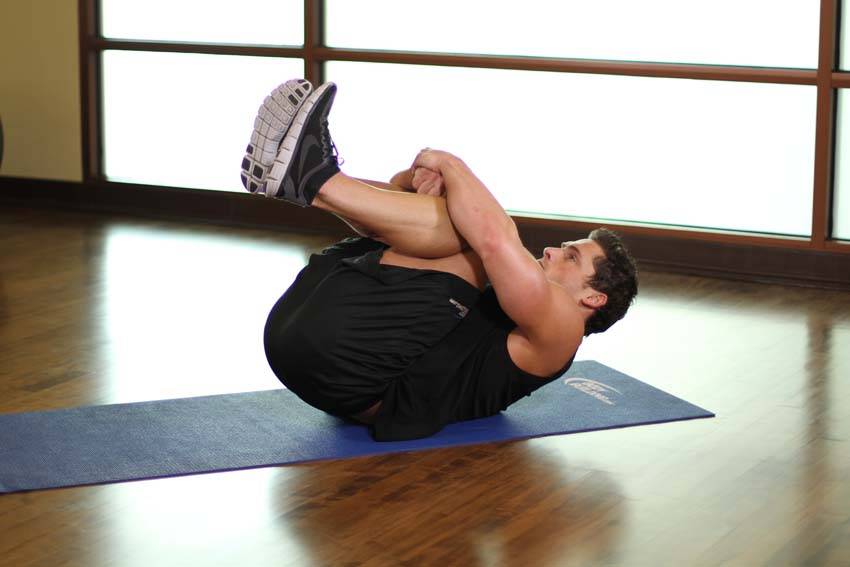 Hug Knees To Chest reference position 2