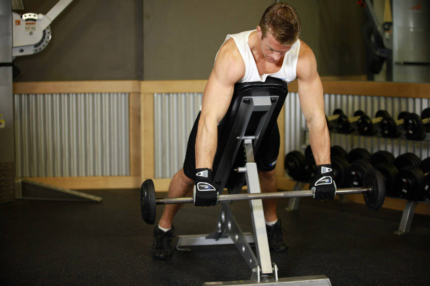 Incline Bench Pull reference position 1