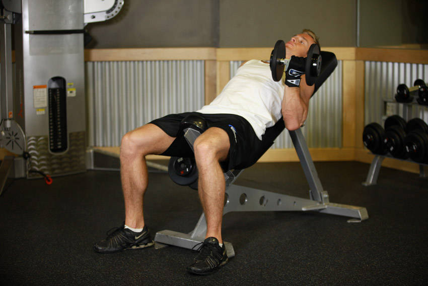 Incline Dumbbell Curl reference position 2