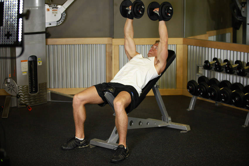 Incline Dumbbell Press reference position 2