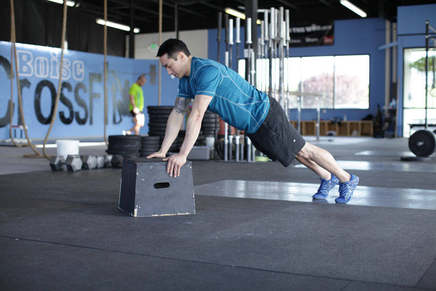 Incline Push-Up reference position 2
