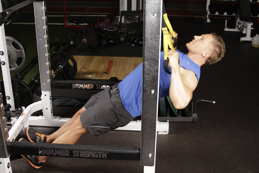 Inverted Row with Straps reference position 2