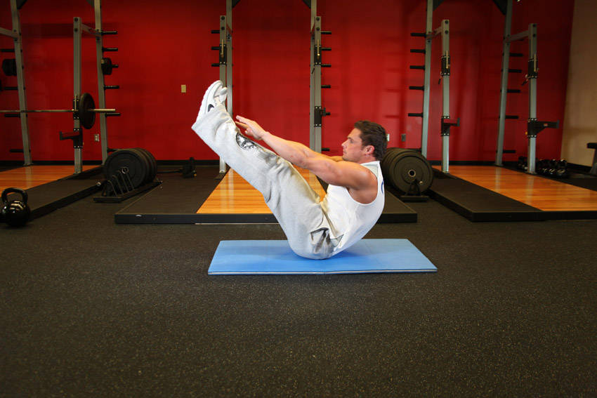 Jackknife Sit-Up reference position 2