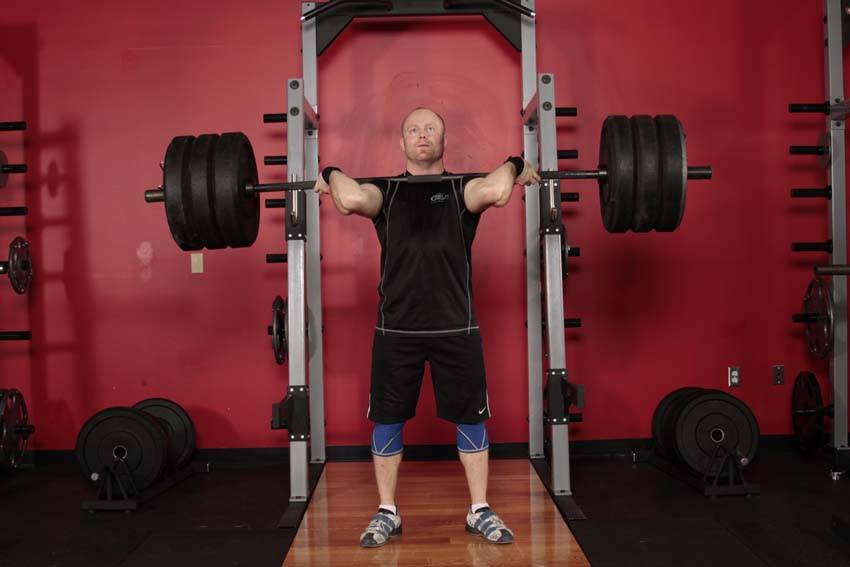 Jerk Dip Squat reference position 1