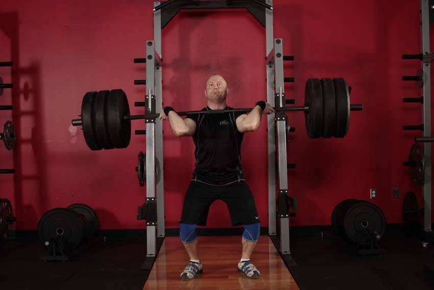 Jerk Dip Squat reference position 2