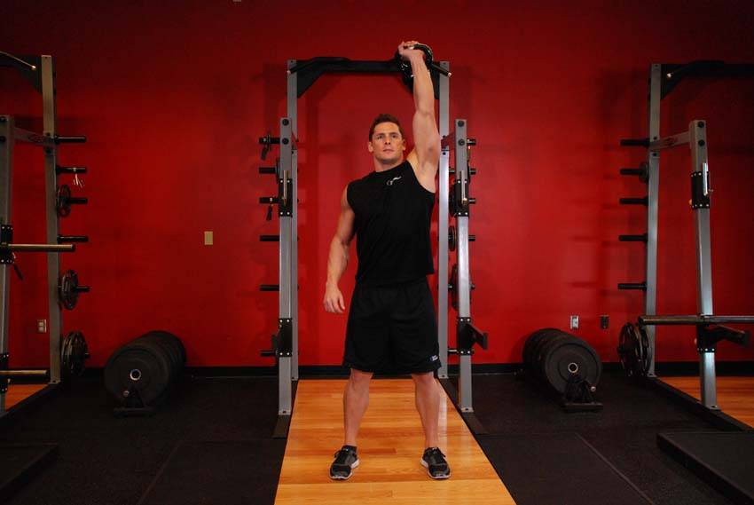 Kettlebell Arnold Press reference position 2