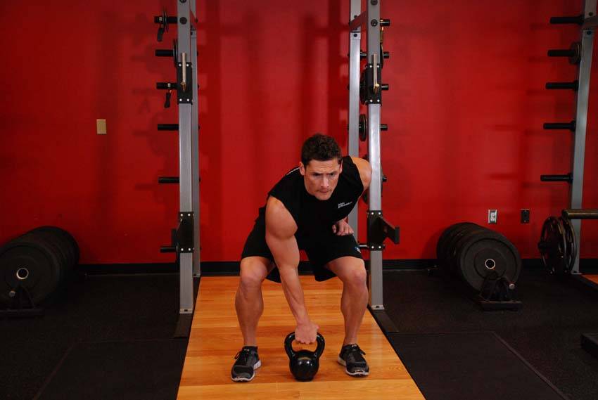 Kettlebell Dead Clean reference position 1