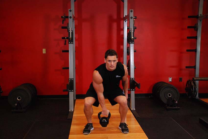 Kettlebell Hang Clean reference position 2