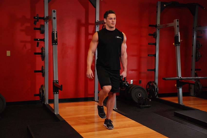 Kettlebell One-Legged Deadlift reference position 1