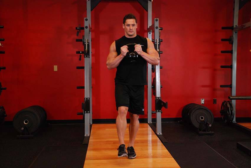 Kettlebell Pistol Squat reference position 1
