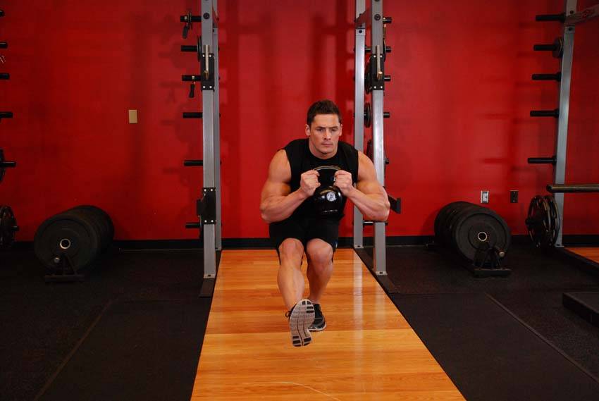Kettlebell Pistol Squat reference position 2