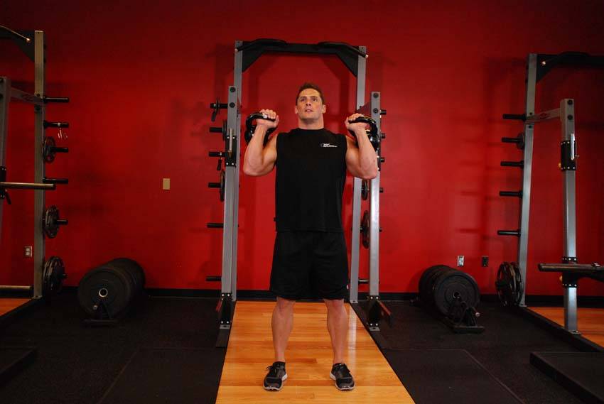 Kettlebell Seesaw Press reference position 1