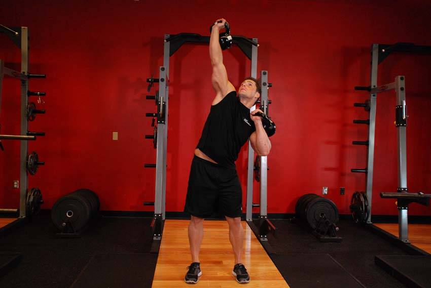 Kettlebell Seesaw Press reference position 2