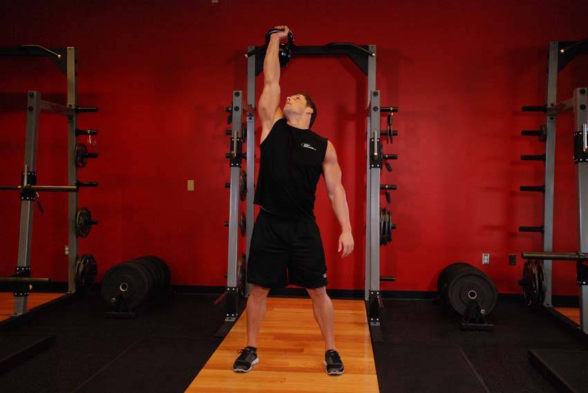 Kettlebell Windmill reference position 1