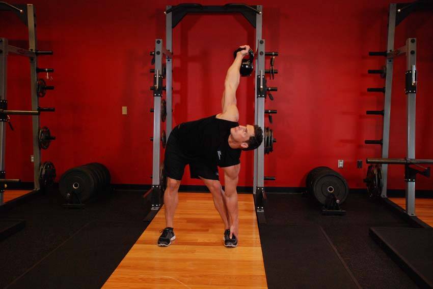 Kettlebell Windmill reference position 2