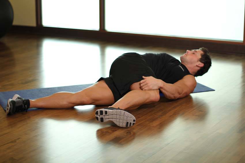 Knee Across The Body reference position 2