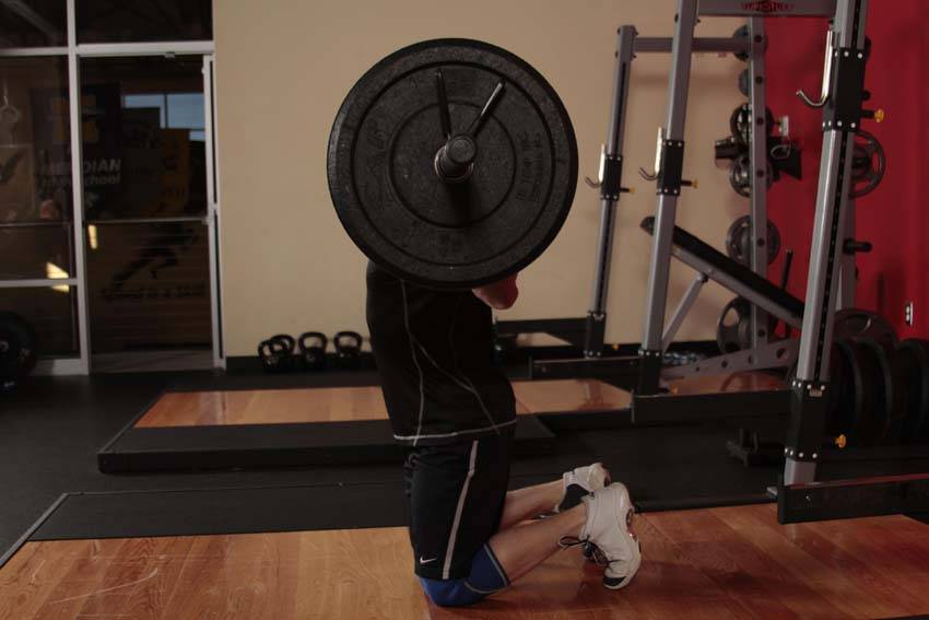 Kneeling Jump Squat reference position 1