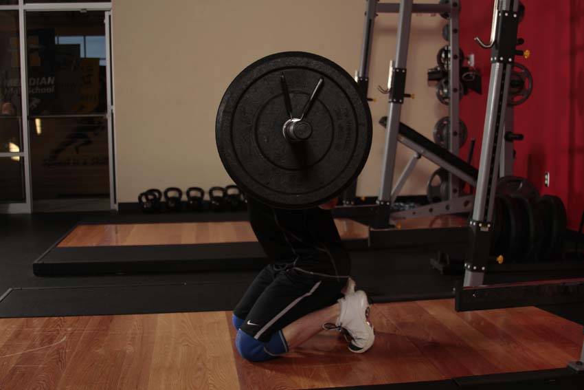 Kneeling Jump Squat reference position 2