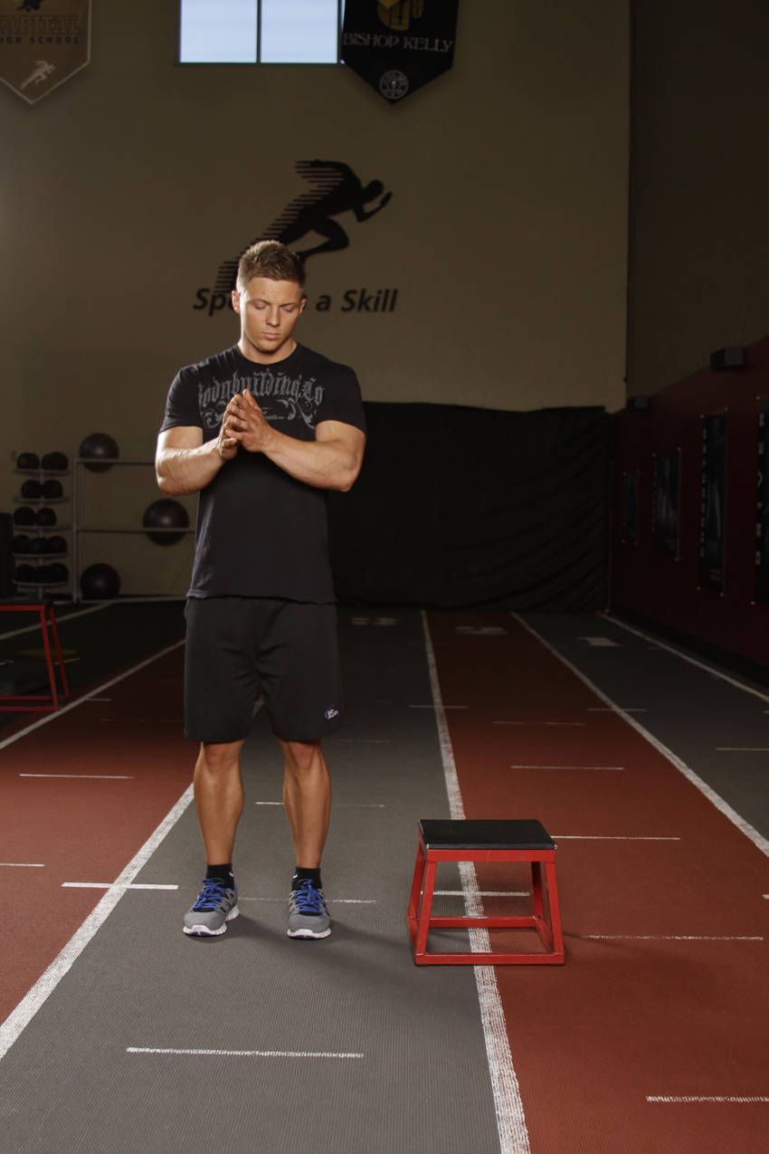 Lateral Box Jump reference position 1