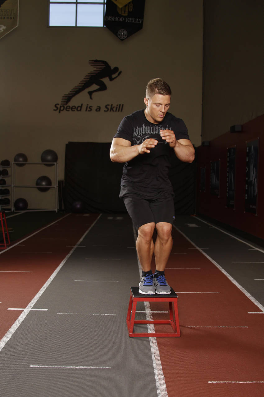 Lateral Box Jump reference position 2