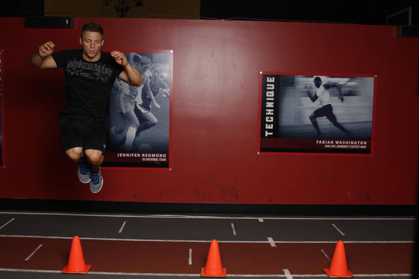 Lateral Cone Hops reference position 2