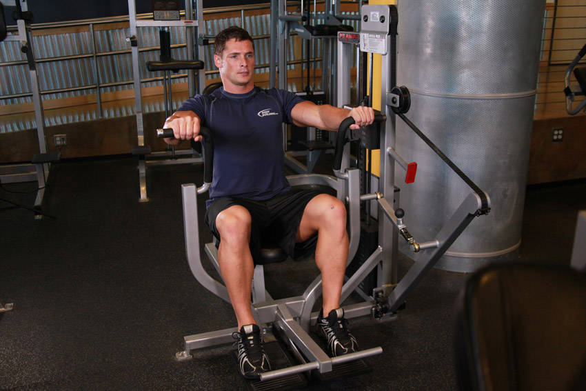 Machine Bench Press reference position 2