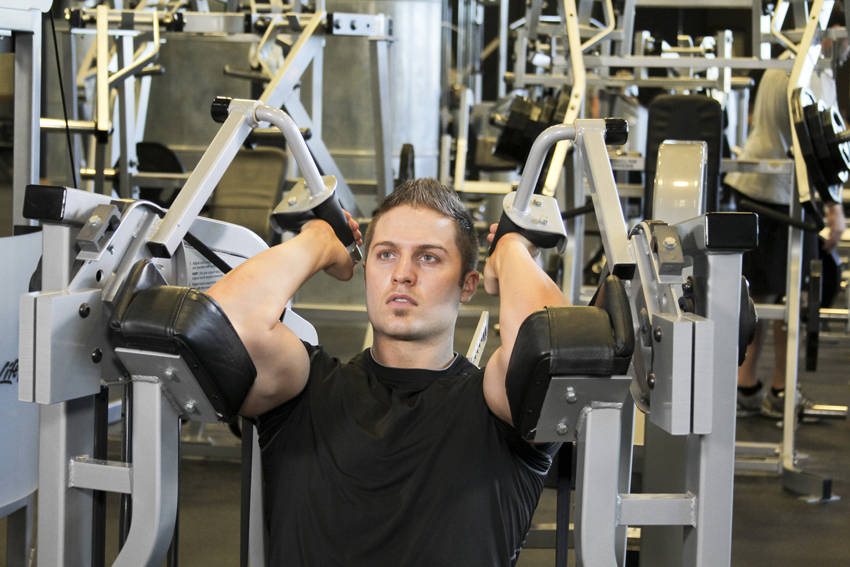 Machine Triceps Extension reference position 1