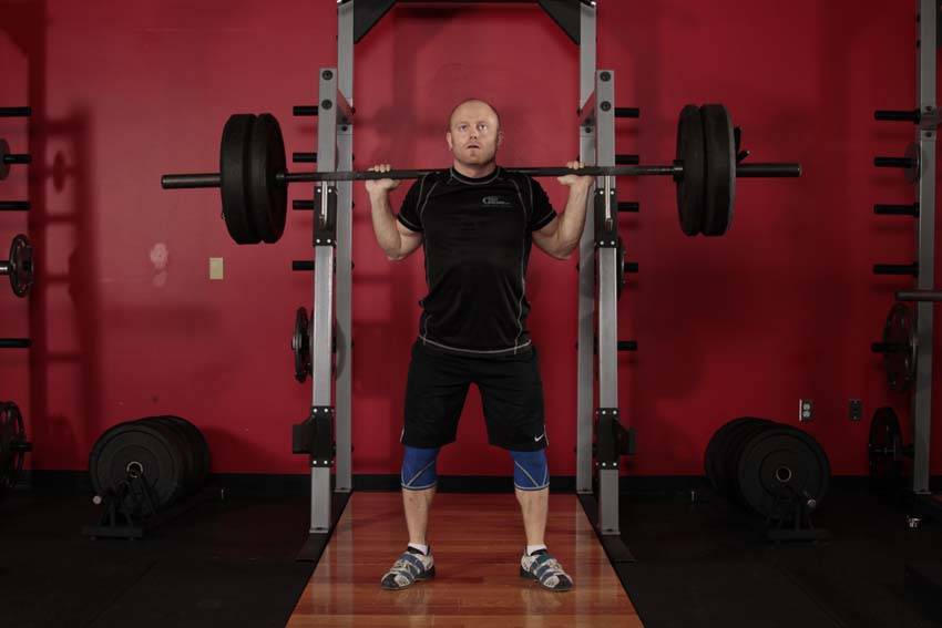 Olympic Squat reference position 1