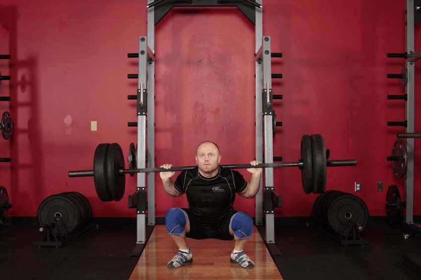 Olympic Squat reference position 2