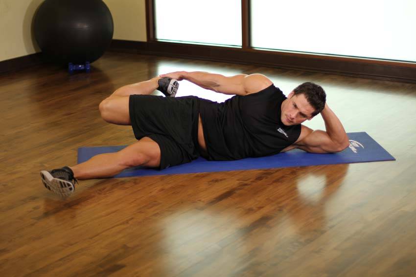 On Your Side Quad Stretch reference position 2