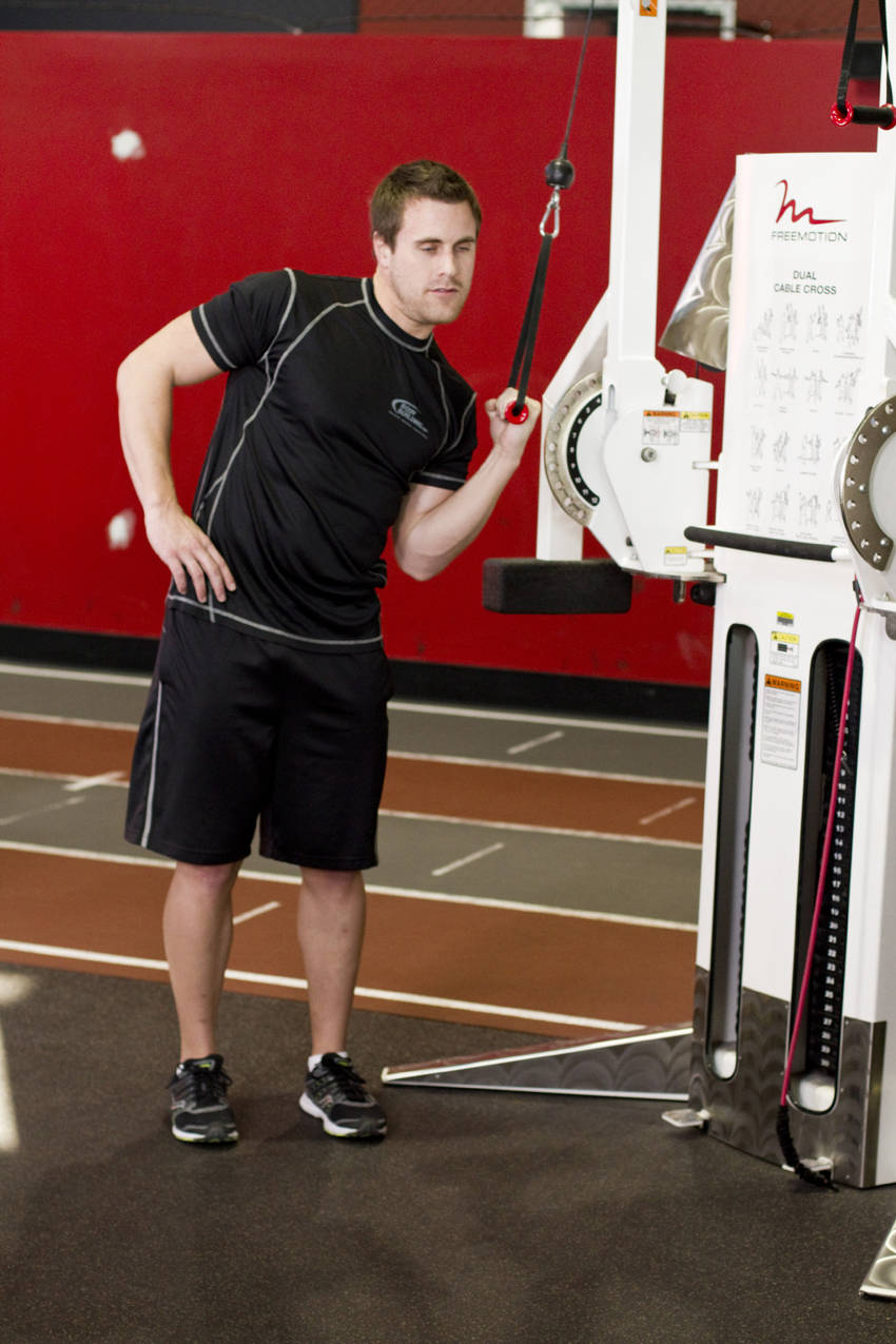 One-Arm High-Pulley Cable Side Bends reference position 2