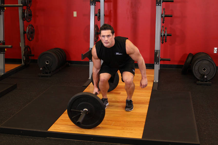 One-Arm Side Deadlift reference position 1