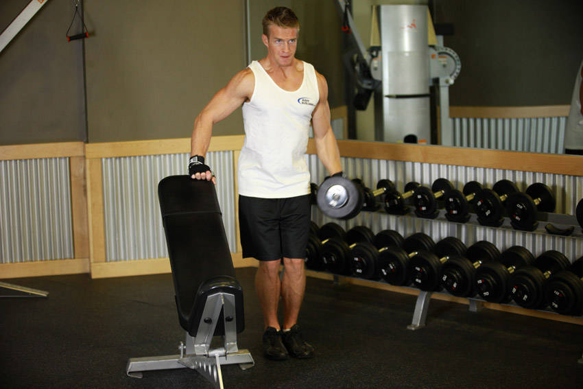 One-Arm Side Laterals reference position 1