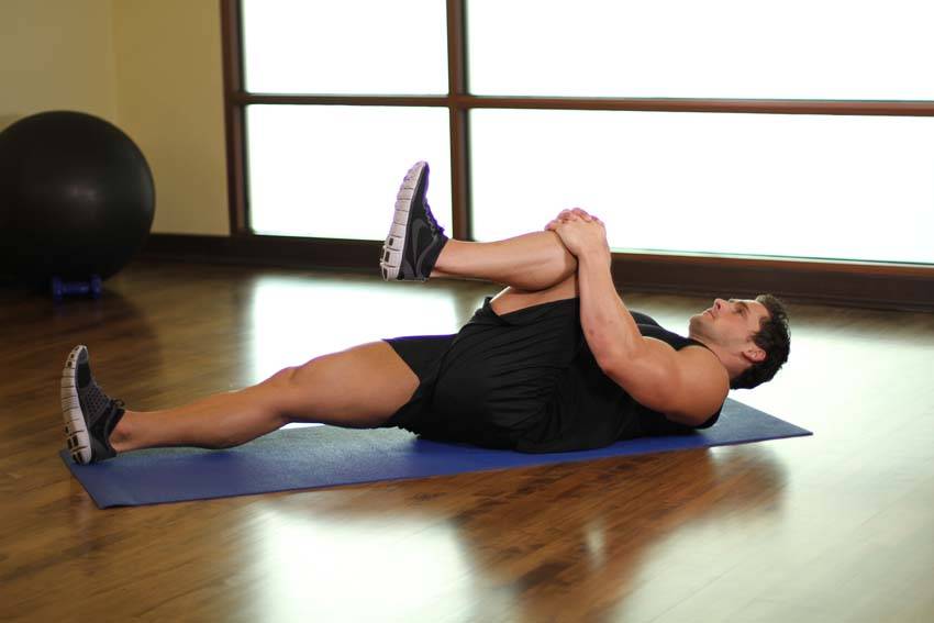 One Knee To Chest reference position 2
