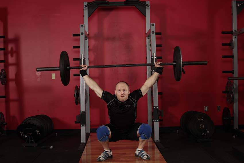 Overhead Squat reference position 2