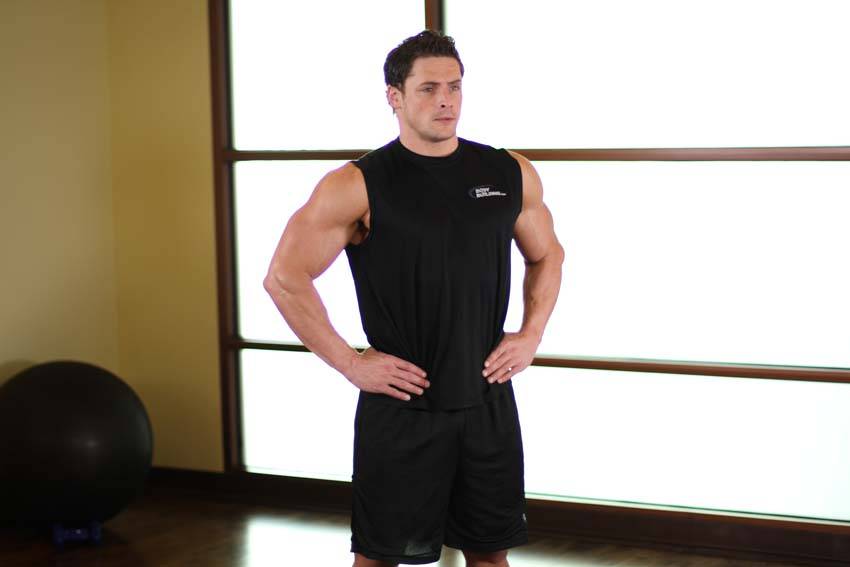 Overhead Stretch reference position 1