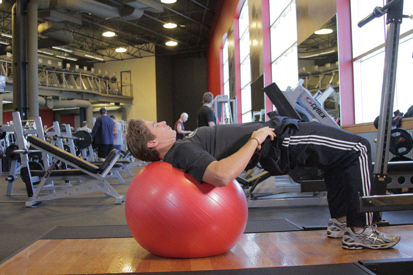 Physioball Hip Bridge reference position 2