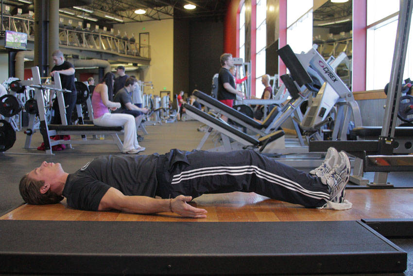 Platform Hamstring Slides reference position 1