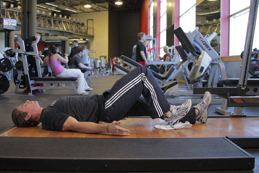 Platform Hamstring Slides reference position 2
