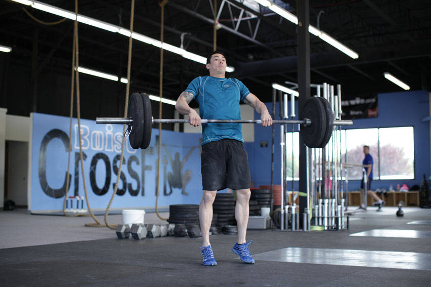 Power Clean reference position 2