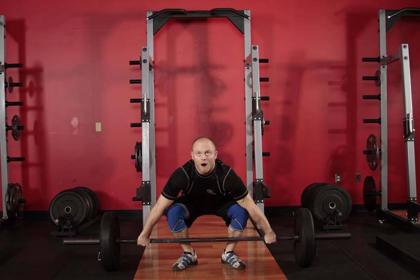 Power Snatch reference position 1