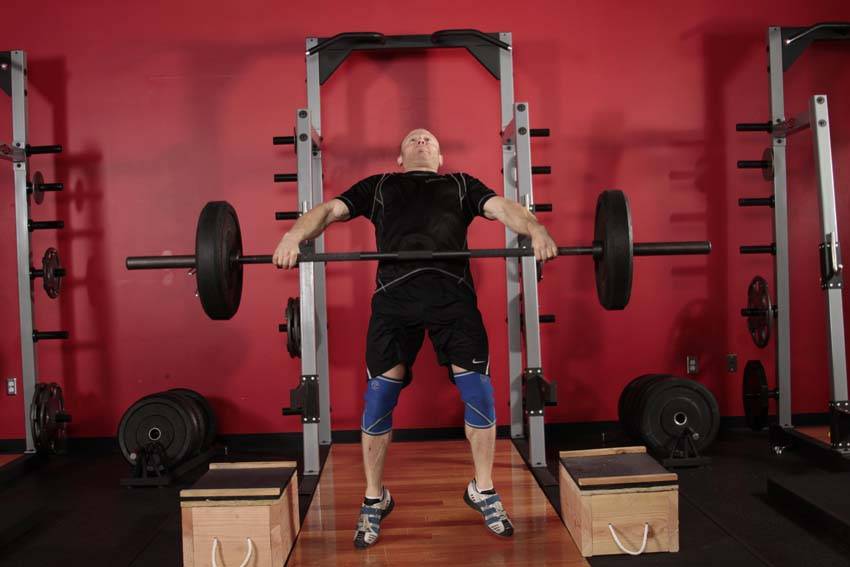 Power Snatch from Blocks reference position 2