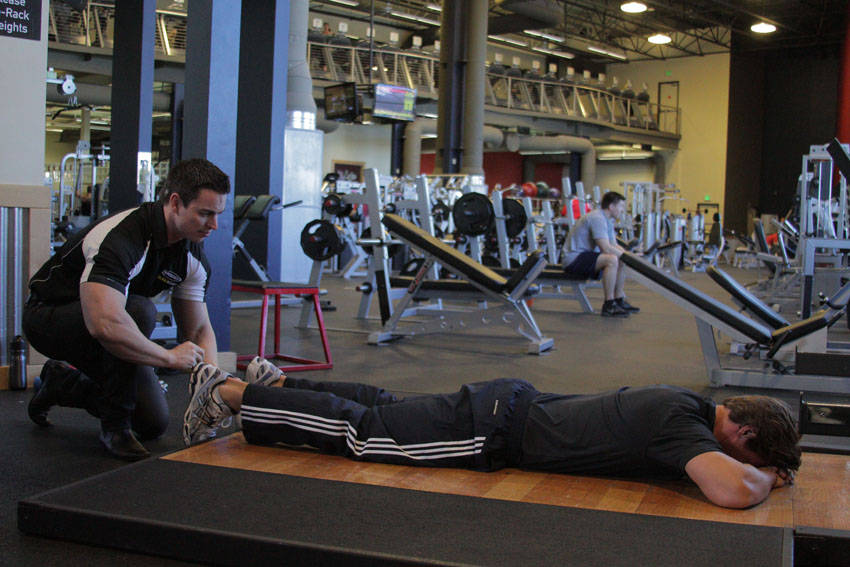 Prone Manual Hamstring reference position 1