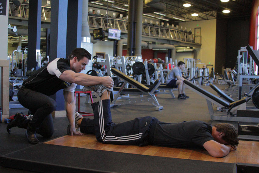 Prone Manual Hamstring reference position 2